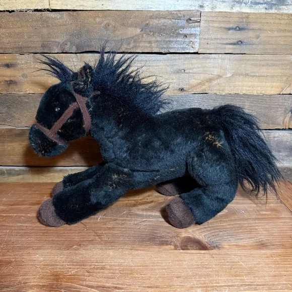 Wells Fargo‎ Legendary Pony Mike Plush Black Horse - Picture 3 of 7